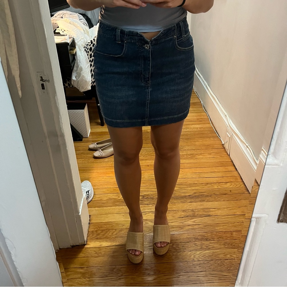 Denim skirt